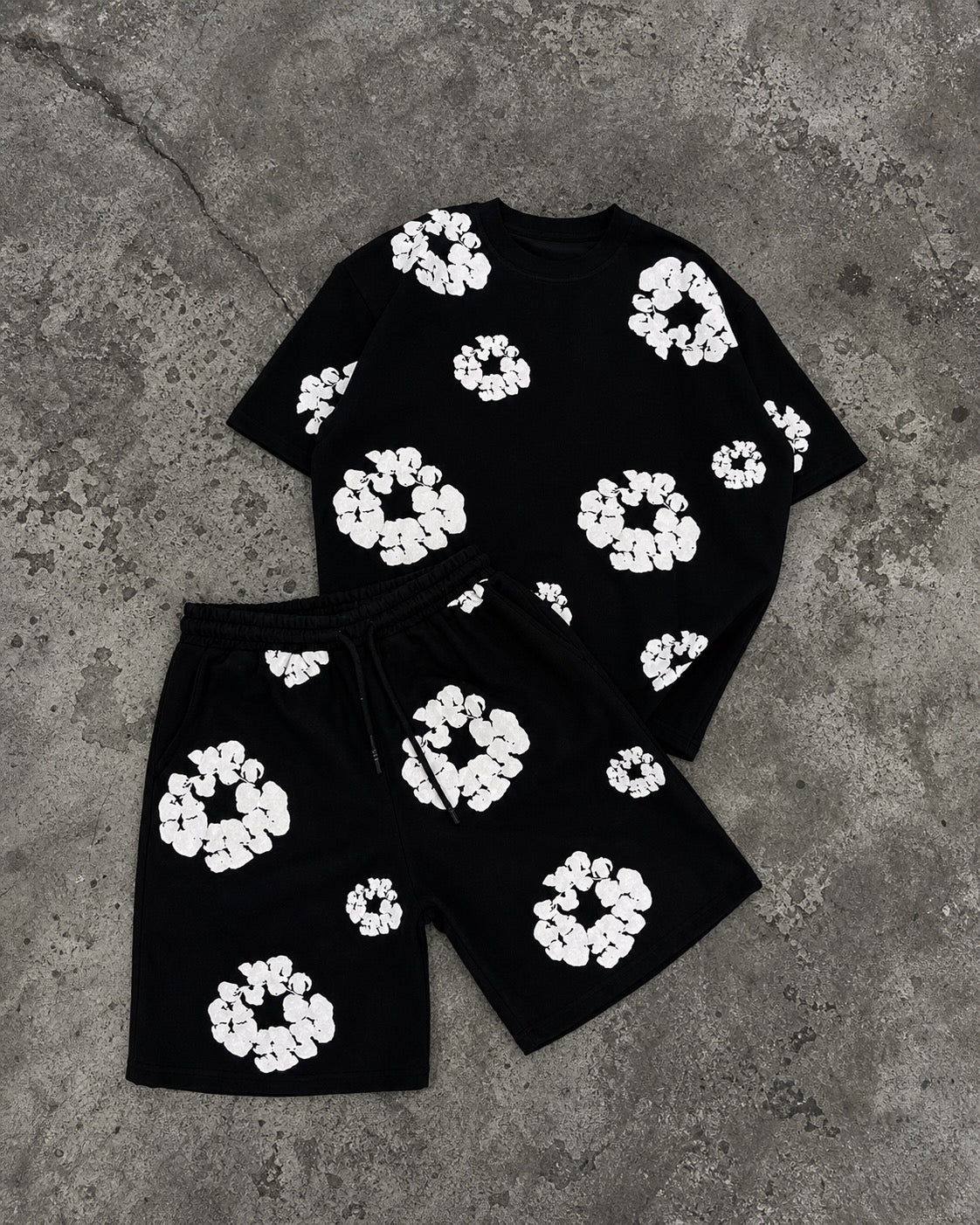 ENSEMBLE DENIM SHORT